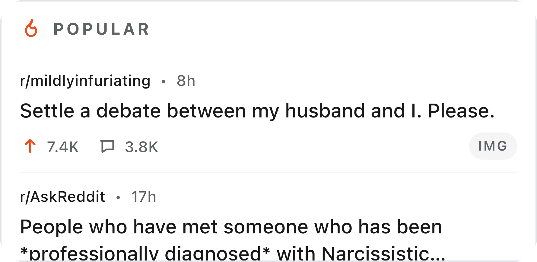 Reddit Popular Feed wide